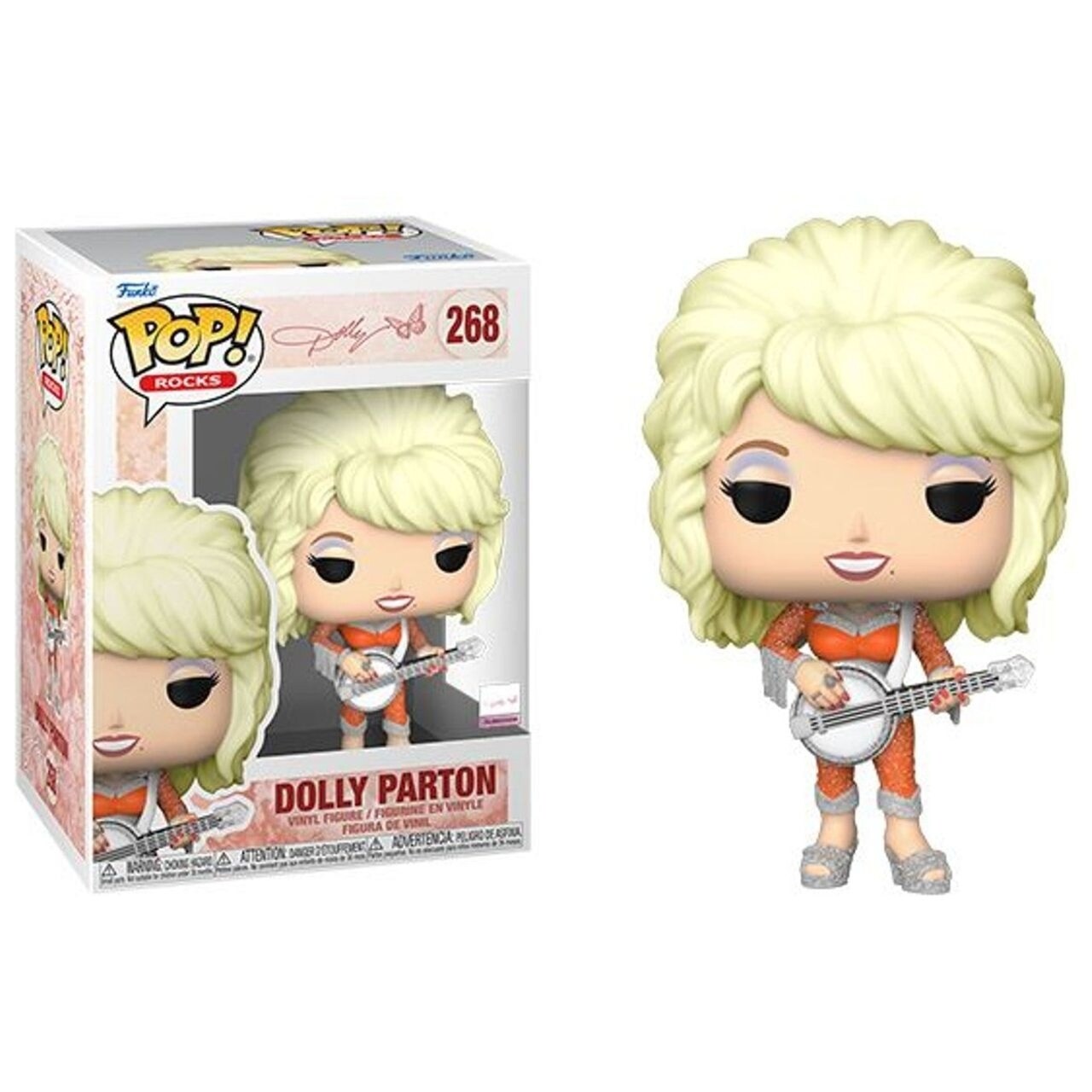 Dolly Parton Funko Pop Country Figure 375 Inch Window Box Collectible Toy
